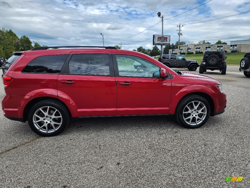 Brilliant Red Tri-Coat Pearl 2012 Dodge Journey R/T Exterior Photo #146550290