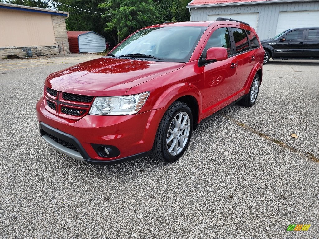 Brilliant Red Tri-Coat Pearl 2012 Dodge Journey R/T Exterior Photo #146550355