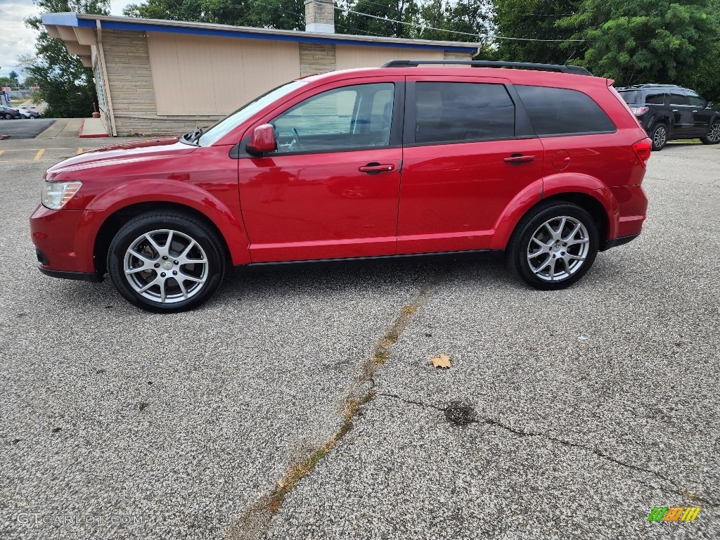 Brilliant Red Tri-Coat Pearl 2012 Dodge Journey R/T Exterior Photo #146550376