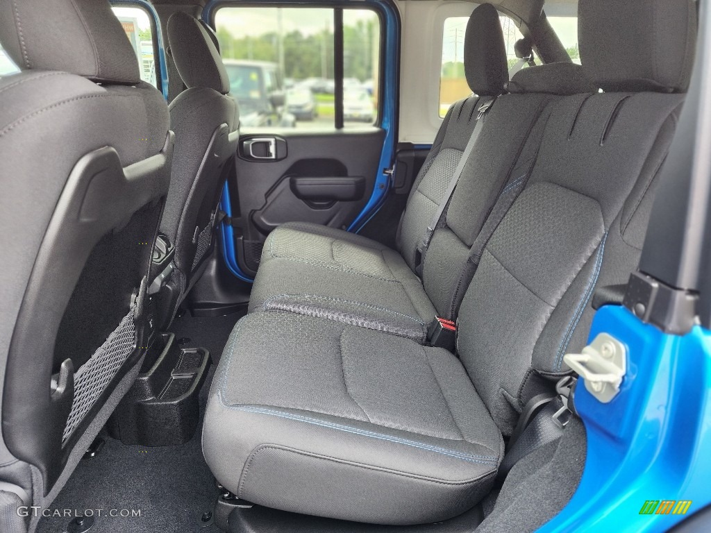 2024 Wrangler 4-Door Rubicon 4xe Hybrid - Hydro Blue Pearl / Black photo #7
