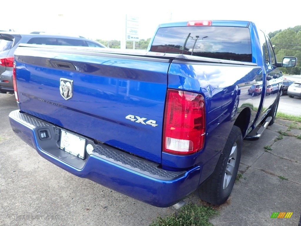 2019 1500 Classic Express Quad Cab 4x4 - Blue Streak Pearl / Black photo #3