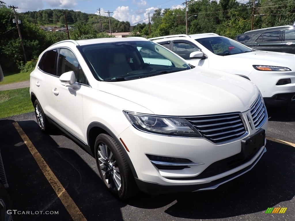 White Platinum Metallic Tri-Coat 2016 Lincoln MKC Reserve AWD Exterior Photo #146550890