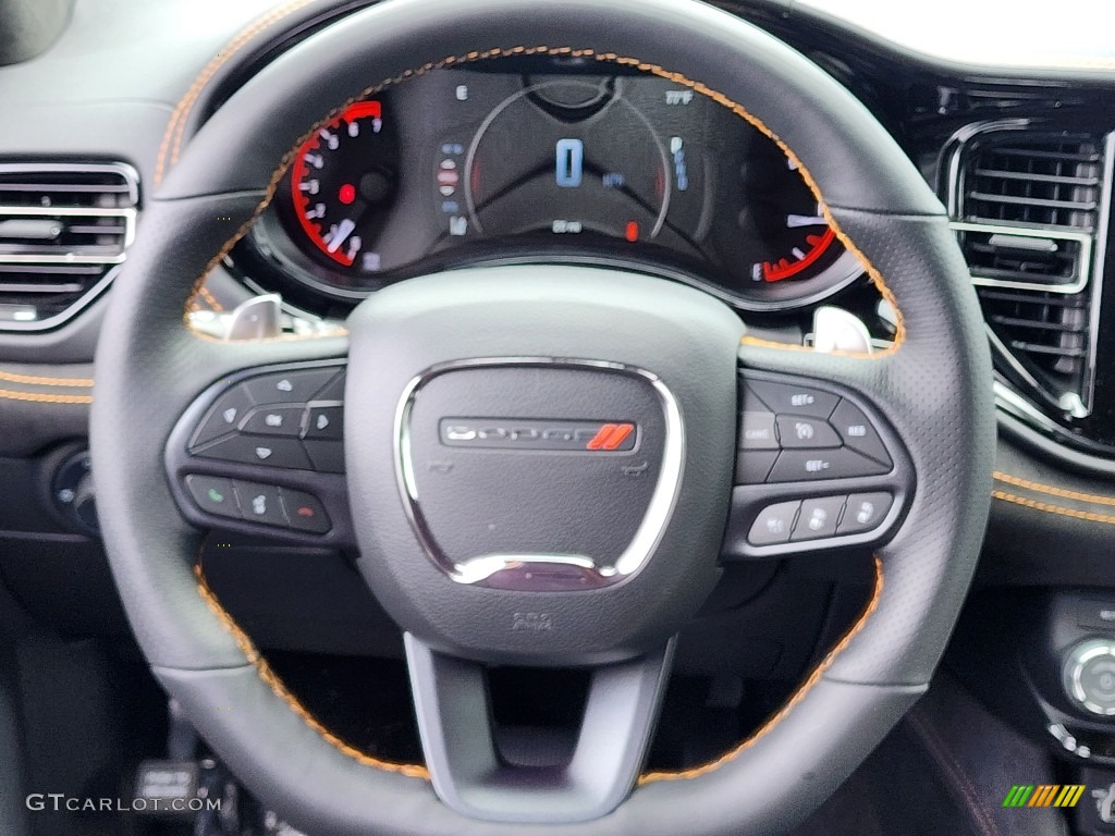 2023 Dodge Durango R/T Hemi Orange AWD Steering Wheel Photos