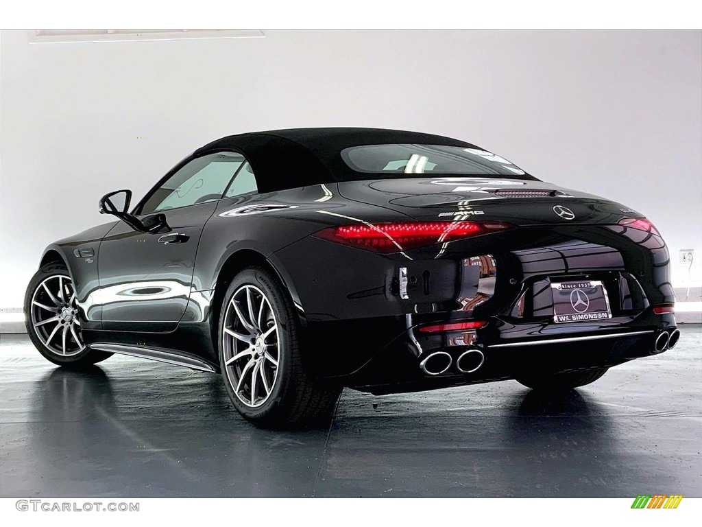 2023 SL AMG 43 Roadster - Obsidian Black Metallic / Black photo #2