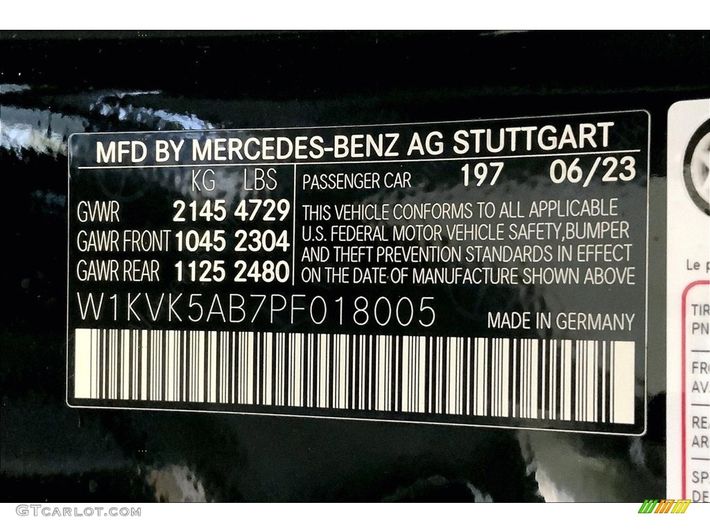 2023 SL AMG 43 Roadster - Obsidian Black Metallic / Black photo #11