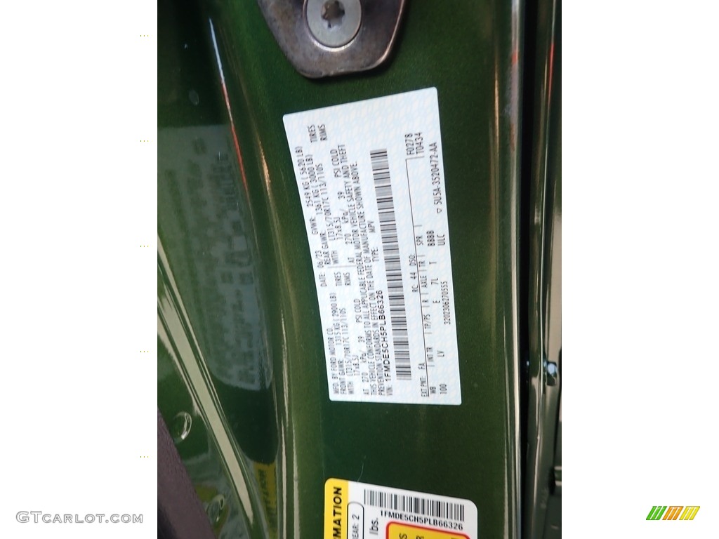 2023 Ford Bronco Big Bend 4X4 2-Door Color Code Photos
