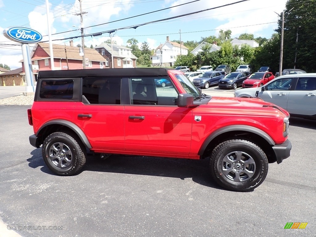 Race Red 2023 Ford Bronco Big Bend 4X4 4-Door Exterior Photo #146551933
