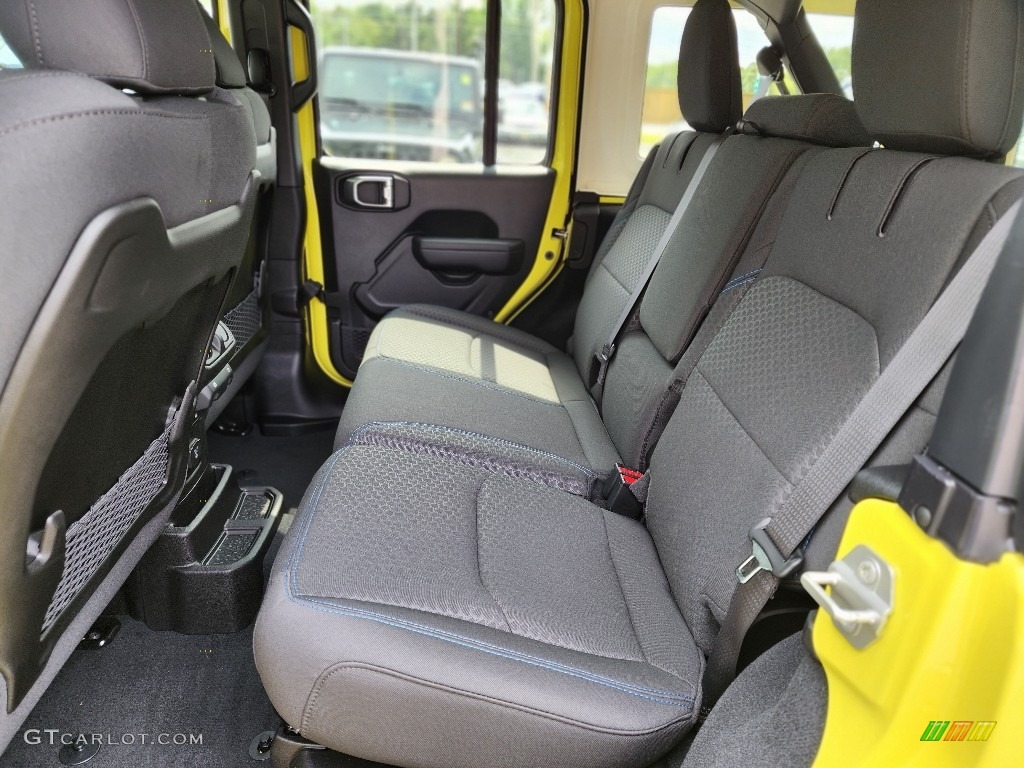 Black Interior 2024 Jeep Wrangler 4-Door Rubicon 4xe Hybrid Photo #146552275