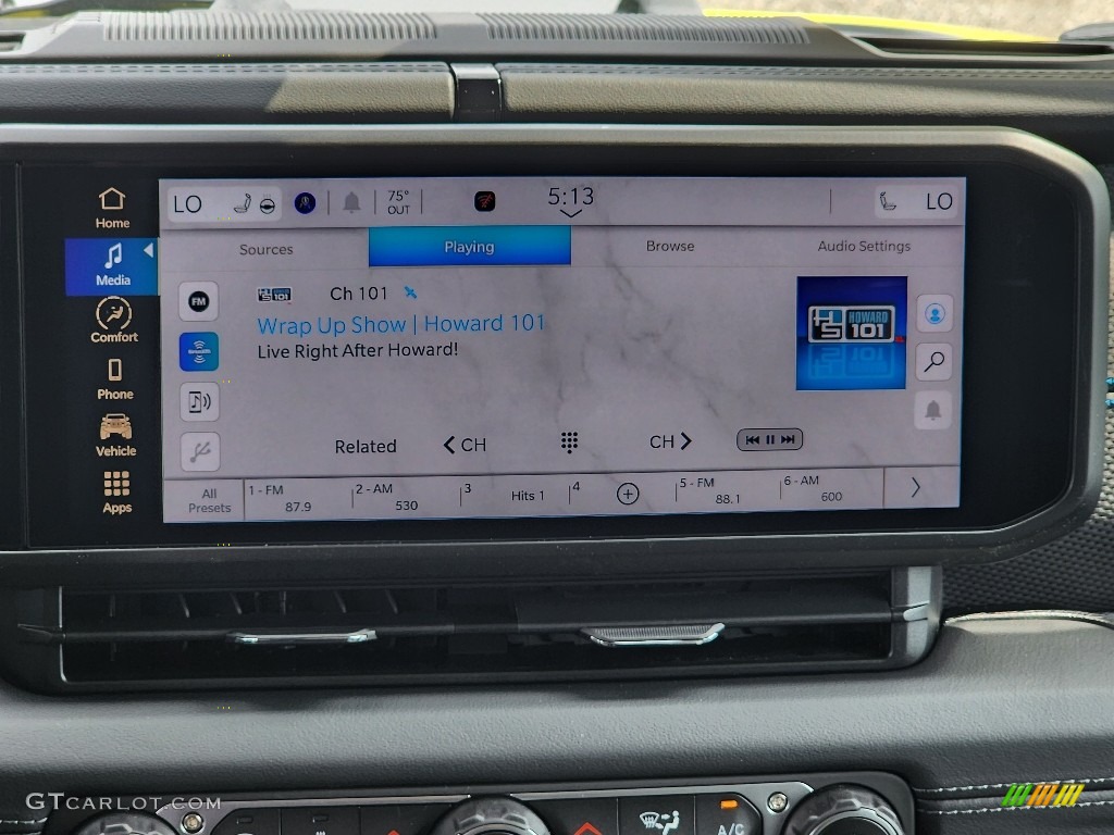 2024 Jeep Wrangler 4-Door Rubicon 4xe Hybrid Audio System Photos