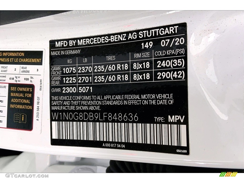 2020 GLC 300 - Polar White / Silk Beige photo #32