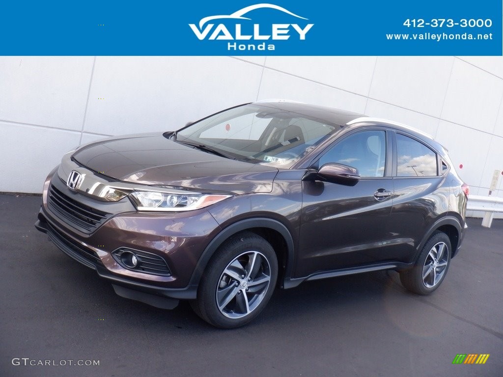 2021 HR-V EX AWD - Midnight Amethyst Metallic / Black photo #1