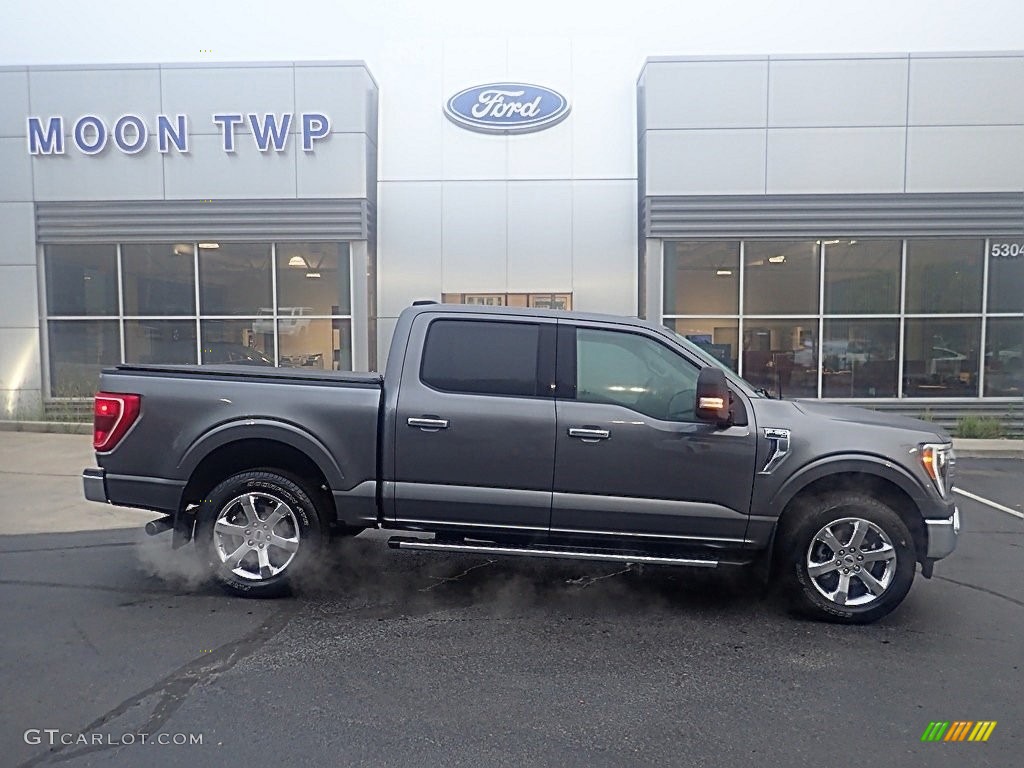 2021 F150 XLT SuperCrew 4x4 - Carbonized Gray / Medium Dark Slate photo #1