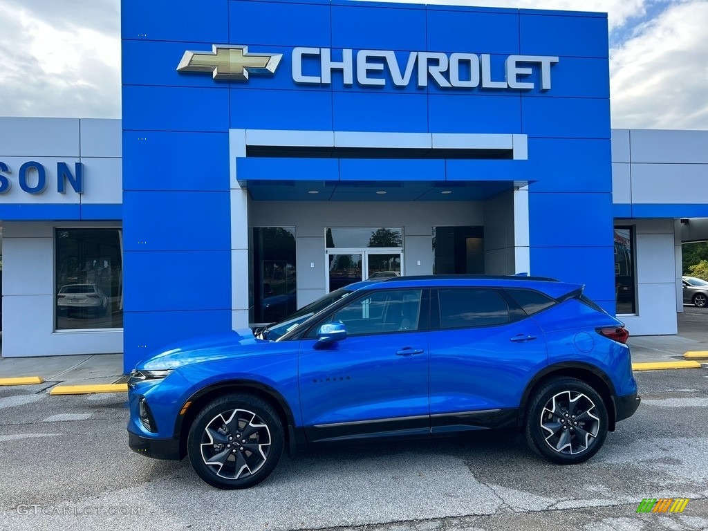 Bright Blue Metallic Chevrolet Blazer