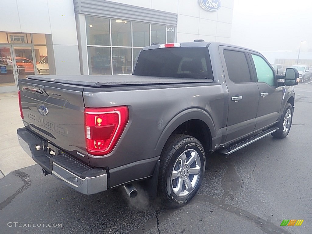 2021 F150 XLT SuperCrew 4x4 - Carbonized Gray / Medium Dark Slate photo #2