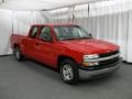 2001 Victory Red Chevrolet Silverado 1500 Extended Cab  photo #1