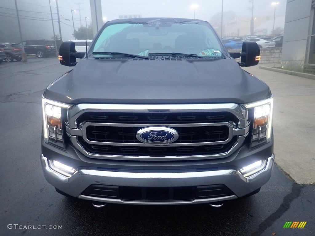 2021 F150 XLT SuperCrew 4x4 - Carbonized Gray / Medium Dark Slate photo #8