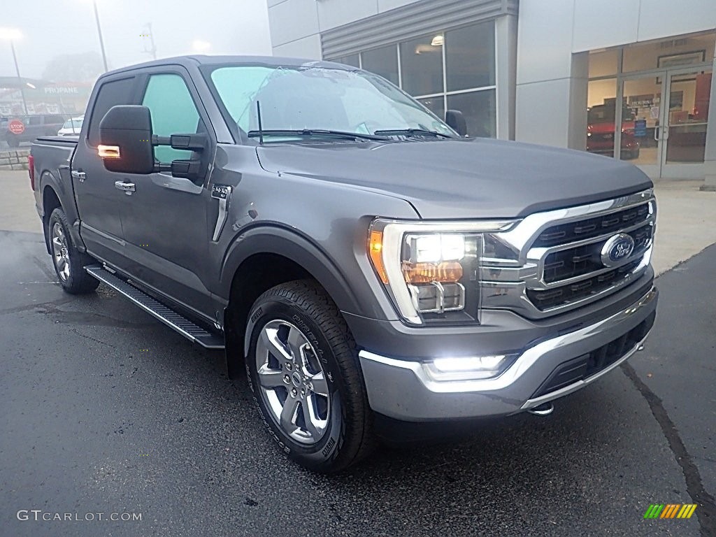 2021 F150 XLT SuperCrew 4x4 - Carbonized Gray / Medium Dark Slate photo #9