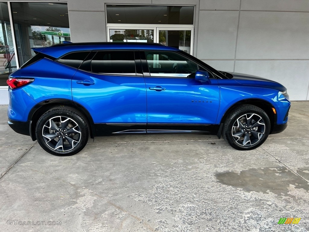 2020 Blazer RS - Bright Blue Metallic / Jet Black photo #6