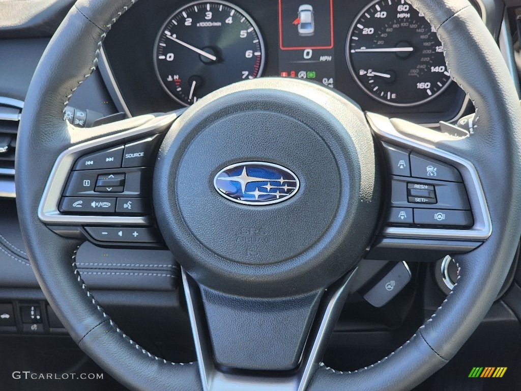2024 Subaru Legacy Limited Slate Black Steering Wheel Photo #146553491