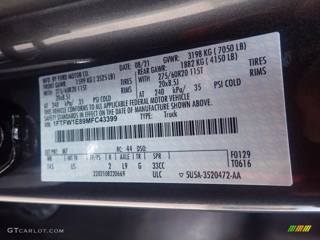2021 F150 XLT SuperCrew 4x4 - Carbonized Gray / Medium Dark Slate photo #28