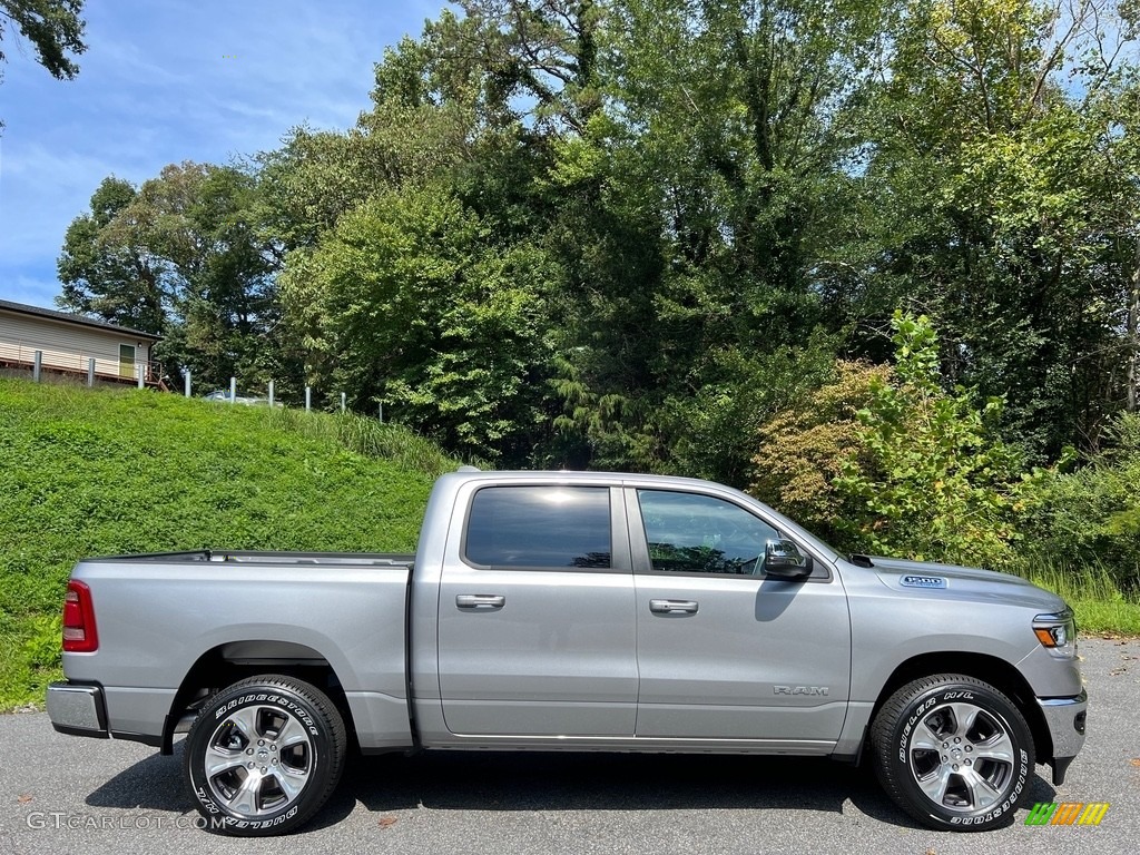 Billet Silver Metallic 2024 Ram 1500 Laramie Crew Cab 4x4 Exterior Photo #146554109