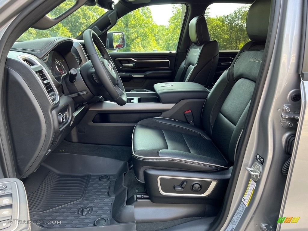Black Interior 2024 Ram 1500 Laramie Crew Cab 4x4 Photo #146554301