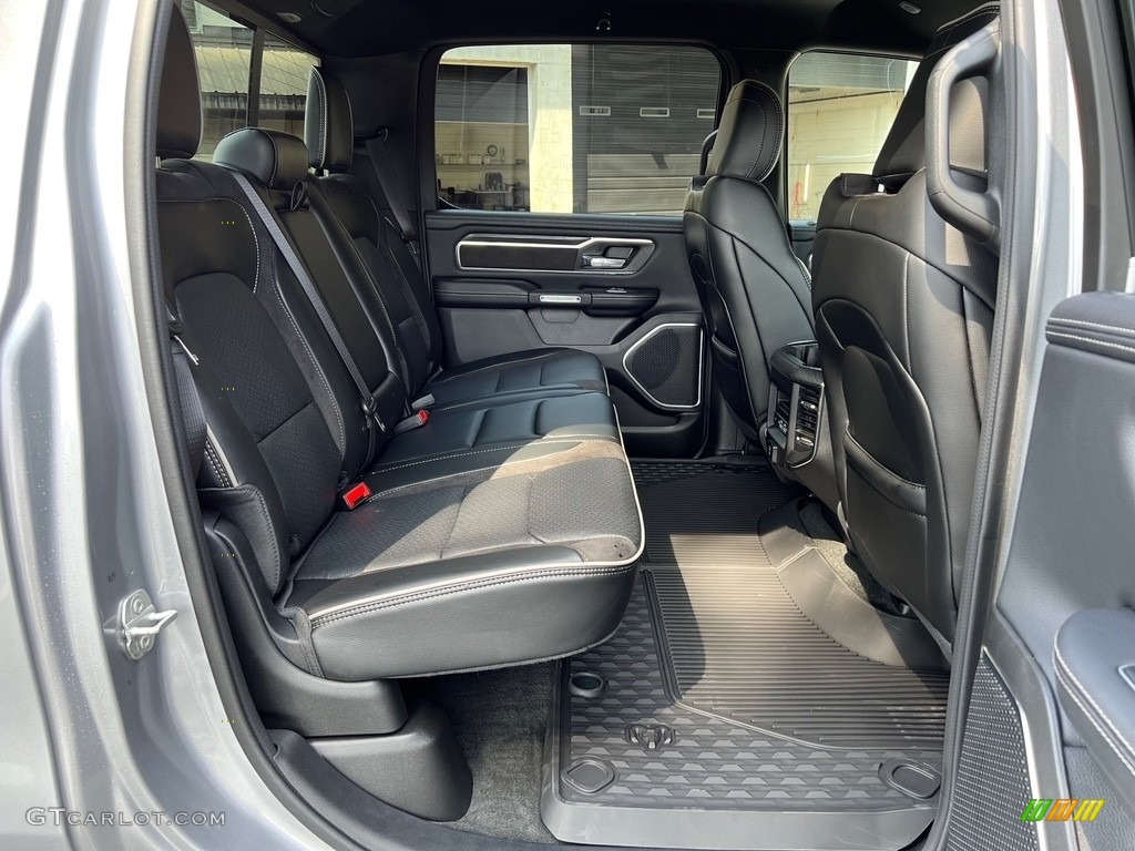 Black Interior 2024 Ram 1500 Laramie Crew Cab 4x4 Photo #146554429