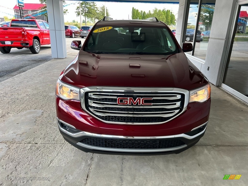 2018 Acadia SLT AWD - Crimson Red Tintcoat / Jet Black photo #3