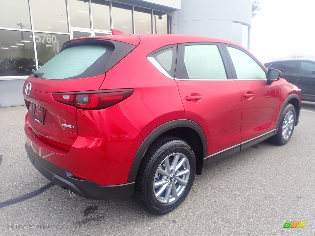 2023 CX-5 S AWD - Soul Red Crystal Metallic / Black photo #2