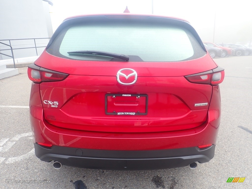 2023 CX-5 S AWD - Soul Red Crystal Metallic / Black photo #3