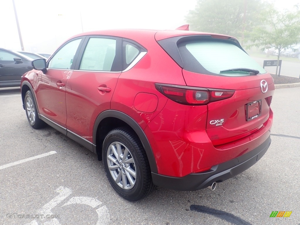 2023 CX-5 S AWD - Soul Red Crystal Metallic / Black photo #5