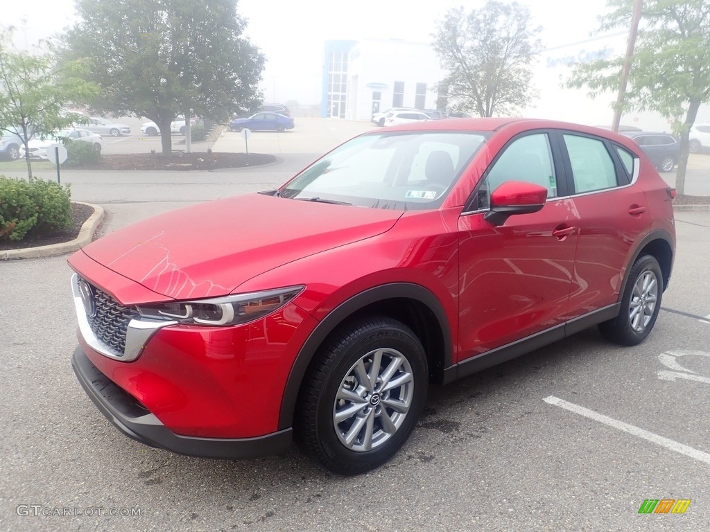 2023 CX-5 S AWD - Soul Red Crystal Metallic / Black photo #7