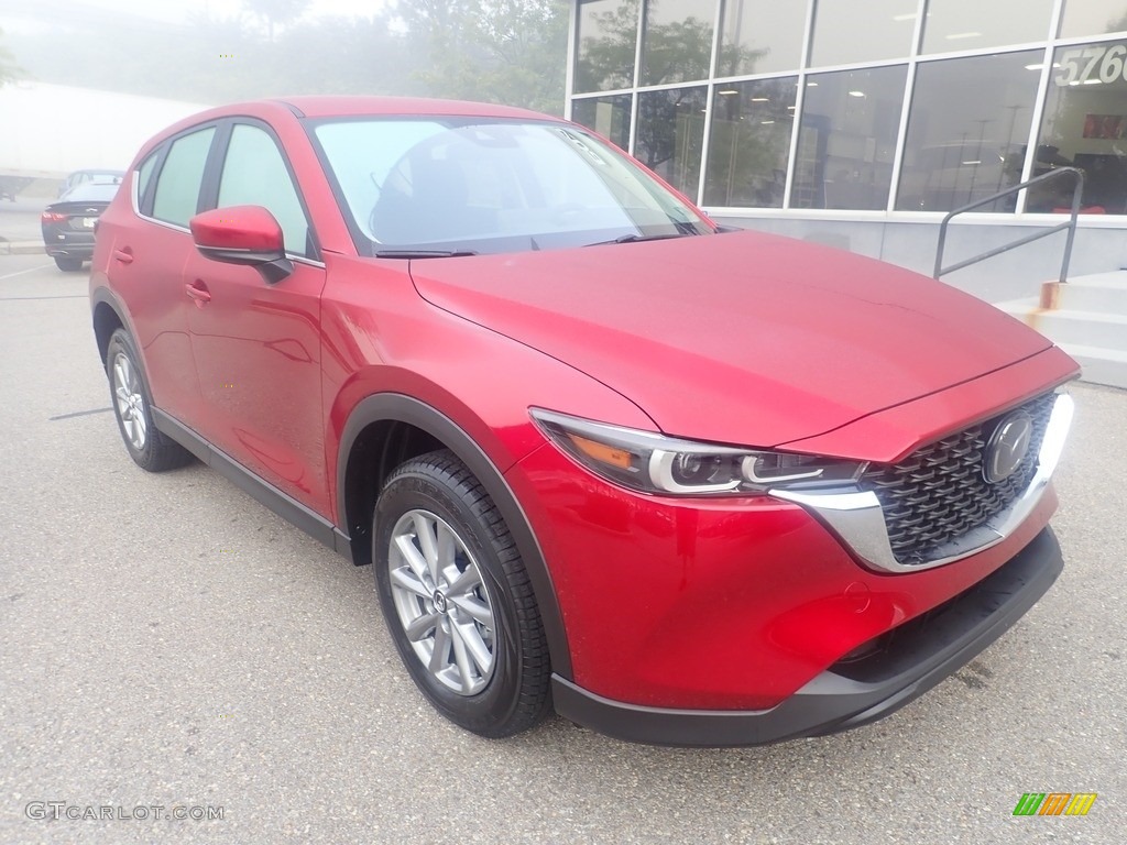 2023 CX-5 S AWD - Soul Red Crystal Metallic / Black photo #9