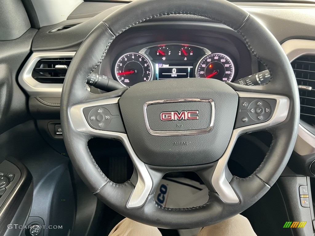 2018 GMC Acadia SLT AWD Jet Black Steering Wheel Photo #146555048