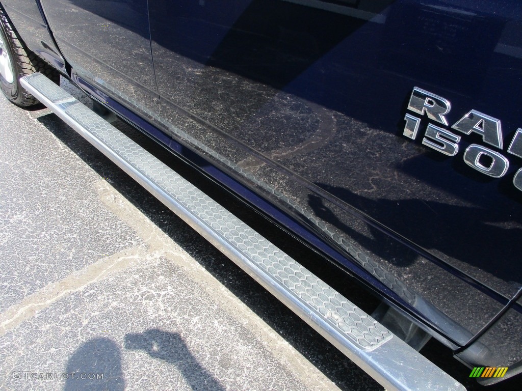 2017 1500 Big Horn Quad Cab 4x4 - True Blue Pearl / Black/Diesel Gray photo #29