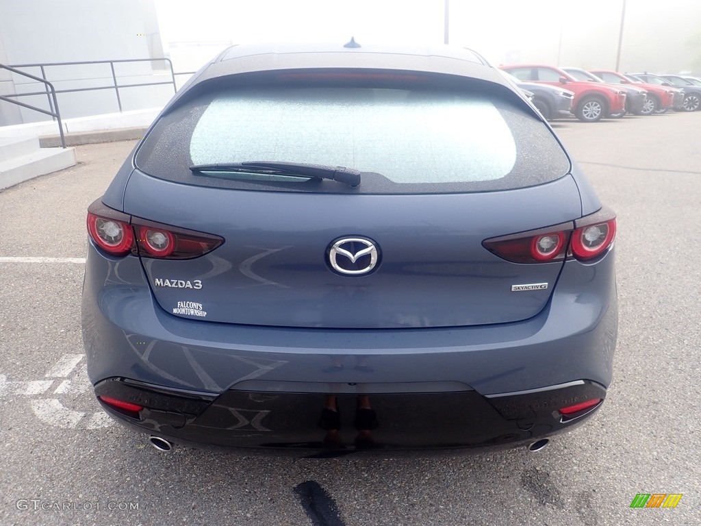 2024 Mazda3 2.5 S Premium Hatchback AWD - Polymetal Gray Metallic / Red photo #3