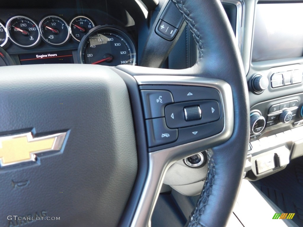 2022 Chevrolet Silverado 2500HD LT Double Cab 4x4 Jet Black Steering Wheel Photo #146555429