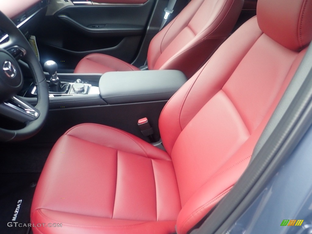 Red Interior 2024 Mazda Mazda3 2.5 S Premium Hatchback AWD Photo #146555438