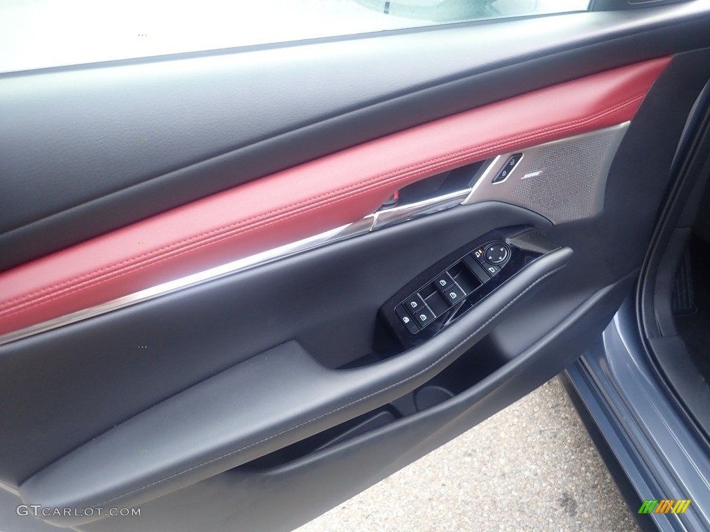2024 Mazda3 2.5 S Premium Hatchback AWD - Polymetal Gray Metallic / Red photo #14