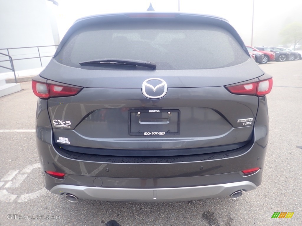 2024 CX-5 Turbo Signature AWD - Machine Gray Metallic / Caturra Brown photo #3