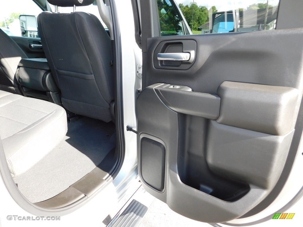2022 Chevrolet Silverado 2500HD LT Double Cab 4x4 Jet Black Door Panel Photo #146555849