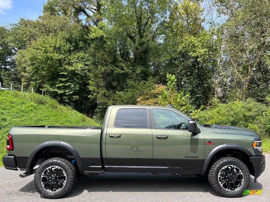 2024 2500 Rebel Power Wagon Crew Cab 4x4 - Olive Green Pearl / Black photo #5