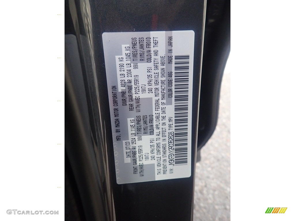 2024 CX-5 Color Code 46G for Machine Gray Metallic Photo #146555960
