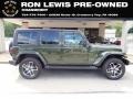 Sarge Green 2024 Jeep Wrangler 4-Door Sport S 4xe Hybrid