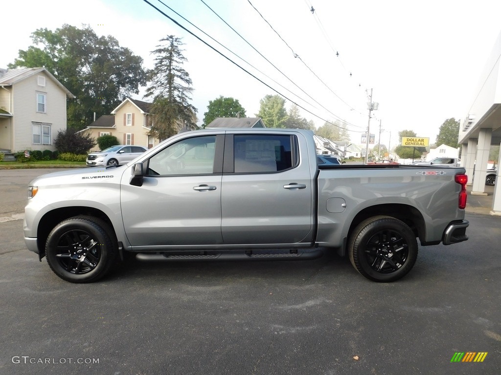 Sterling Gray Metallic 2024 Chevrolet Silverado 1500 RST Crew Cab 4x4 Exterior Photo #146556227