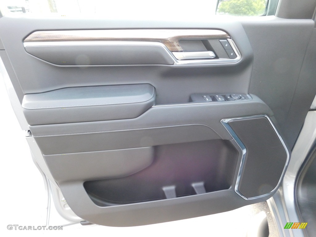 2024 Chevrolet Silverado 1500 RST Crew Cab 4x4 Jet Black Door Panel Photo #146556365