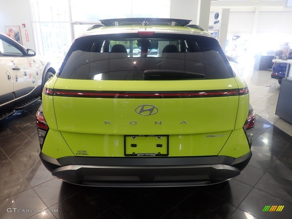 2024 Kona Limited AWD - Neoteric Yellow / Gray photo #3