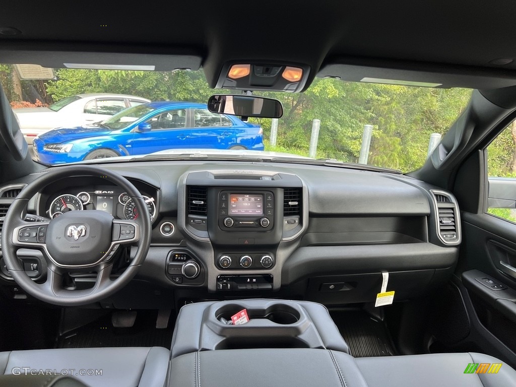 2024 Ram 1500 Tradesman Quad Cab Diesel Gray/Black Dashboard Photo #146556608