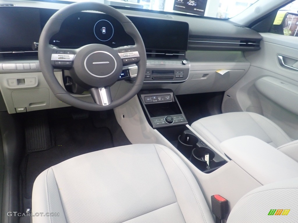 Gray Interior 2024 Hyundai Kona Limited AWD Photo #146556616