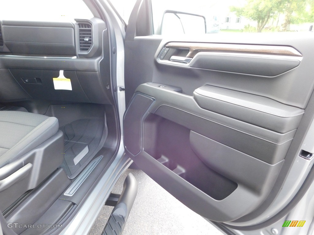 2024 Chevrolet Silverado 1500 RST Crew Cab 4x4 Jet Black Door Panel Photo #146556923
